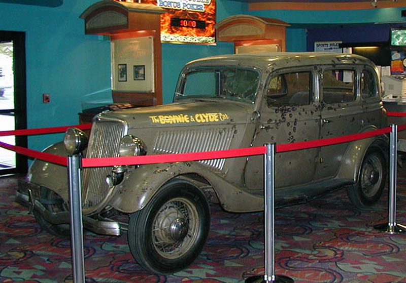 Bonnie and Clyde’s Bullet-Riddled Ford